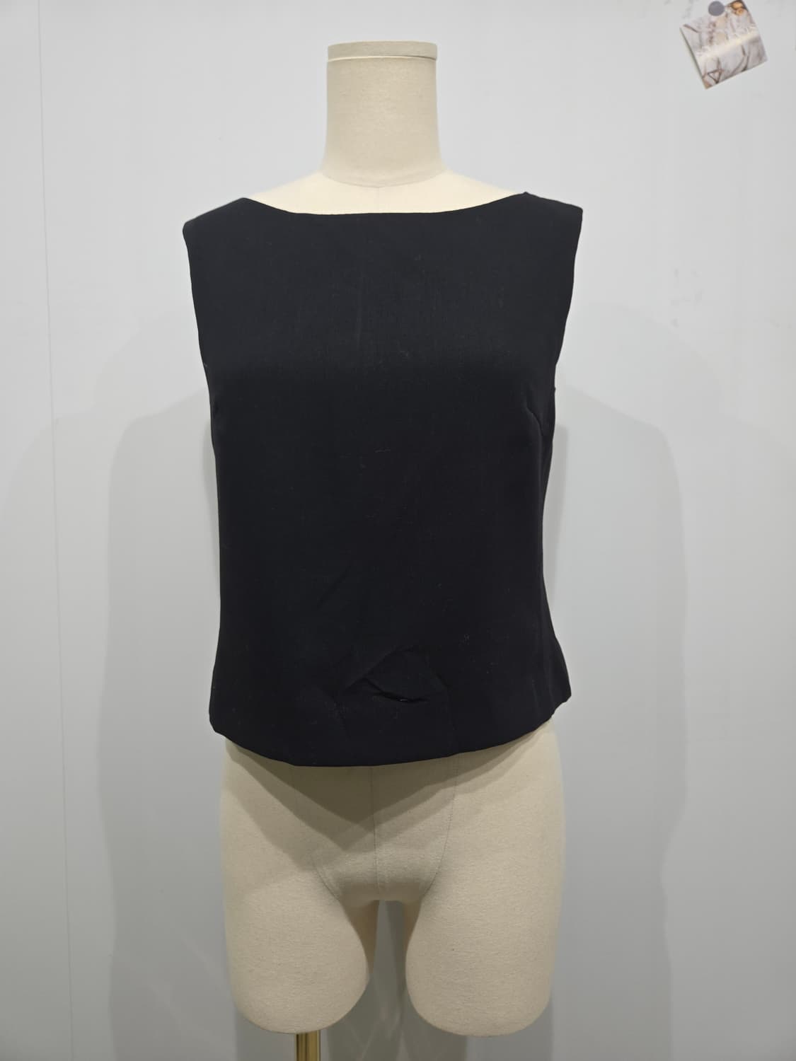 막스마라 블랙 민소매 블라우스 여성 상품이미지1