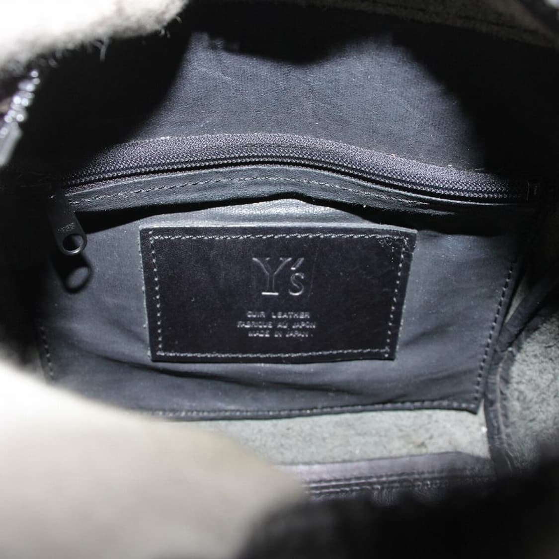 요지 야마모토 와이즈 레더 핸드백 상품이미지8