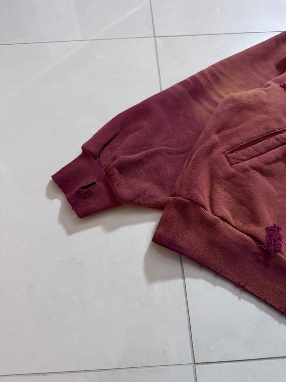 PIERCE HEART OVERSIZE 피어스 하트 오버사이즈 후드티 상품이미지7