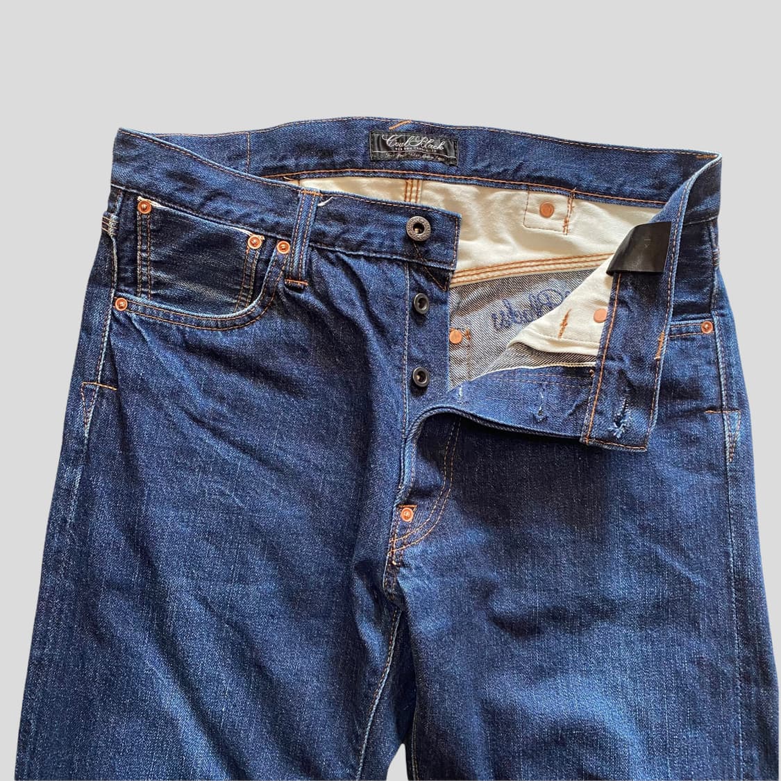 (S)COAL BLACK 신치백 셀비지 데님청바지 상품이미지3