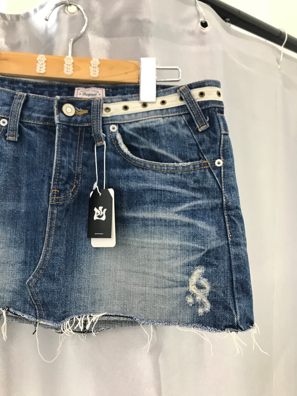  Jpn kitsch denim mini skirts 상품이미지6