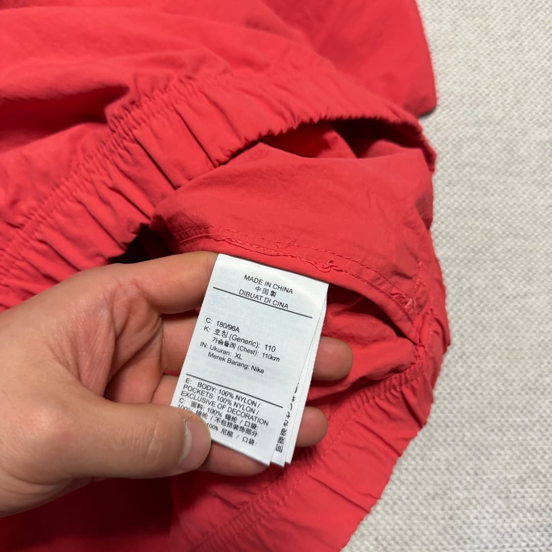 나이키 x 스투시 윈드러너 하바네로 아노락 XL 상품이미지4