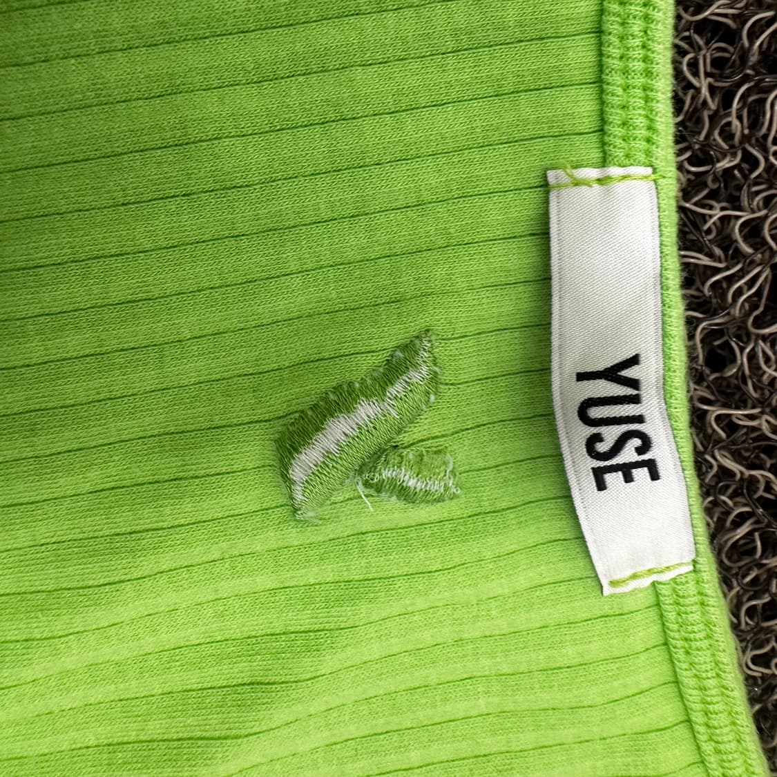 YUSE 유즈 스퀘어넥 컷아웃 여성 스낵탑 반팔 티셔츠 상품이미지7