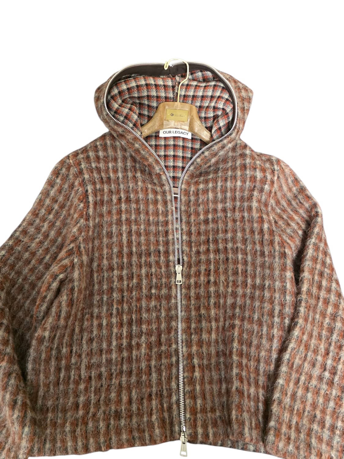 아워레가시 보스턴 체크 풀 집업 / 46 상품이미지3