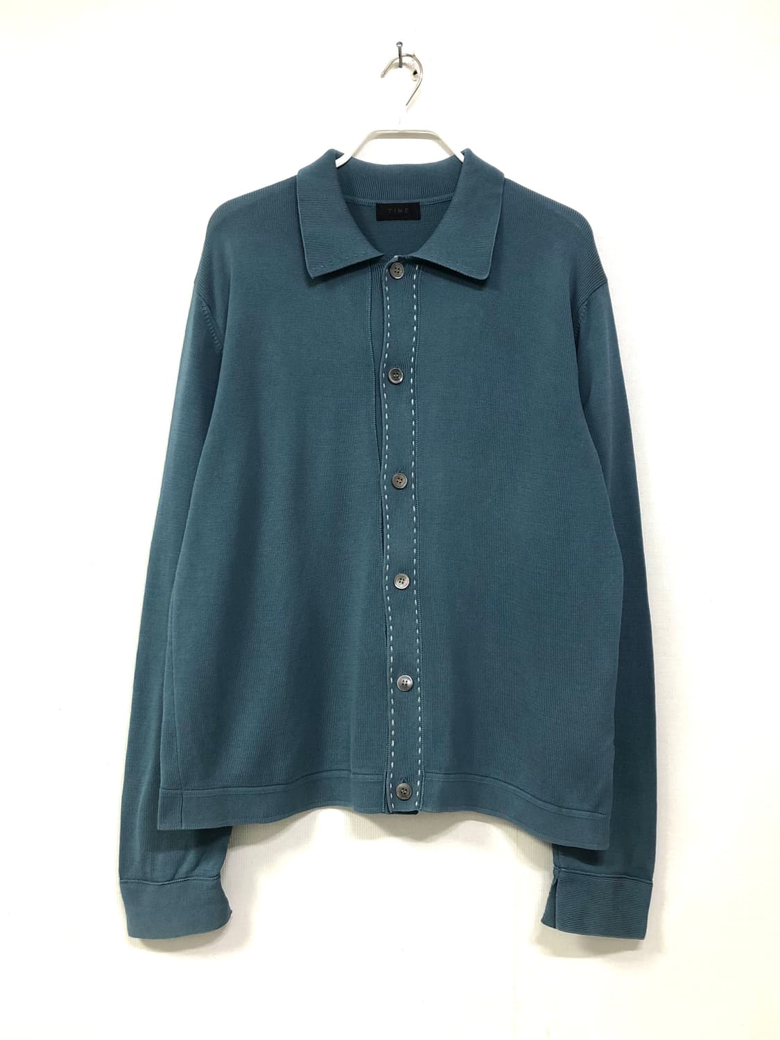 한섬 time 타임옴므 남성 코튼 니트 카라 가디건 _ 딥소라 105 상품이미지1