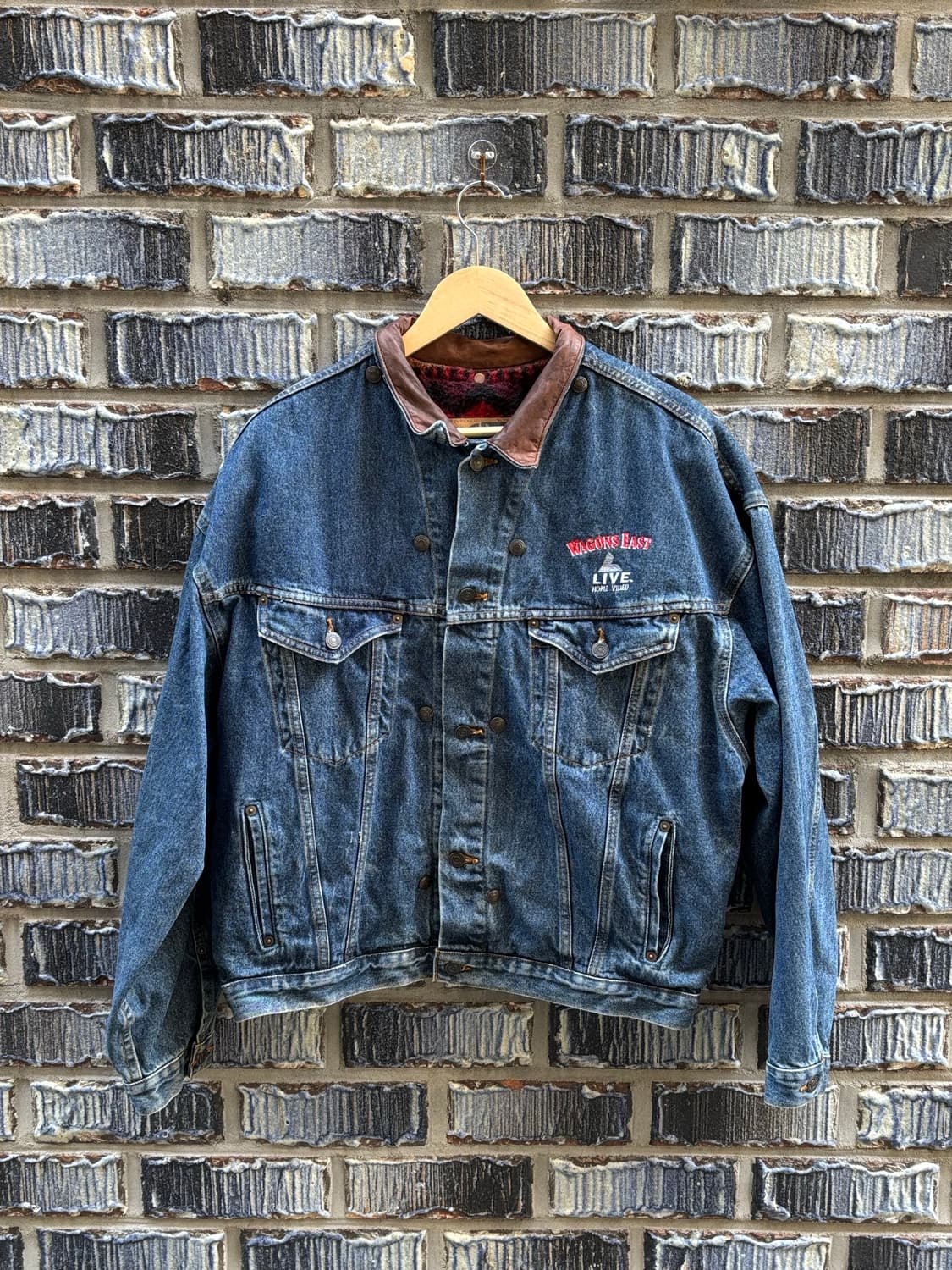 90s wagonseast 웨스턴 데님 트러커 상품이미지2