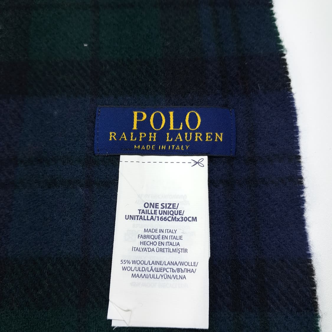 MX476 폴로 이태리판 울혼방 포니 블랙와치 머플러 목도리 상품이미지4