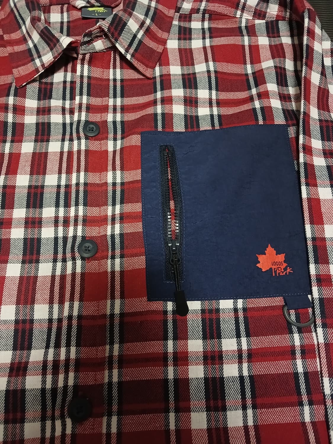 Logos 레드 체크 셔츠 상품이미지2