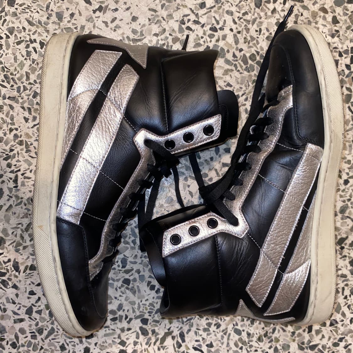 생로랑 스타 하이탑 스니커즈 상품이미지2