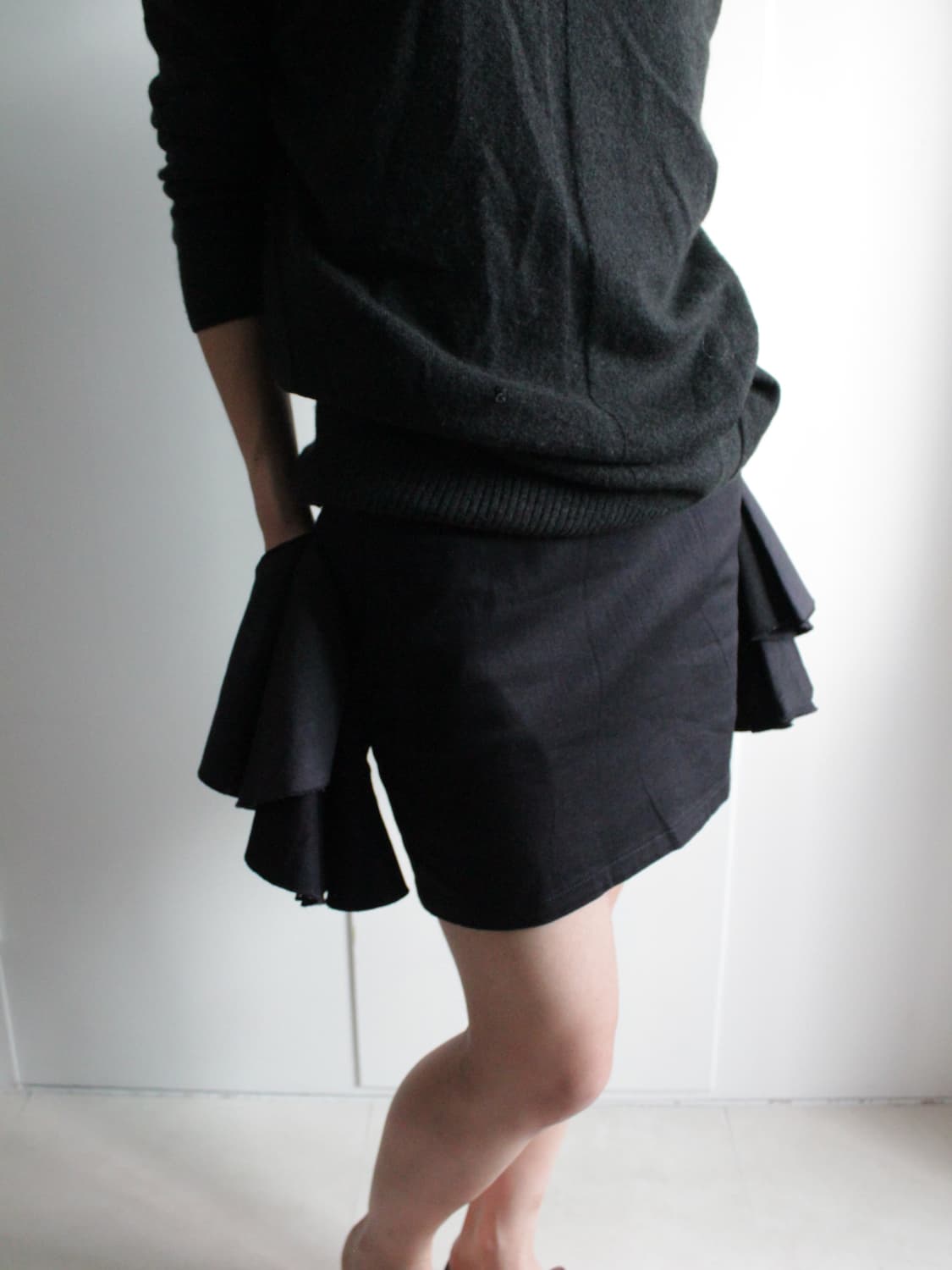 Facetasm 2014 ss side ruffles skirt 상품이미지6