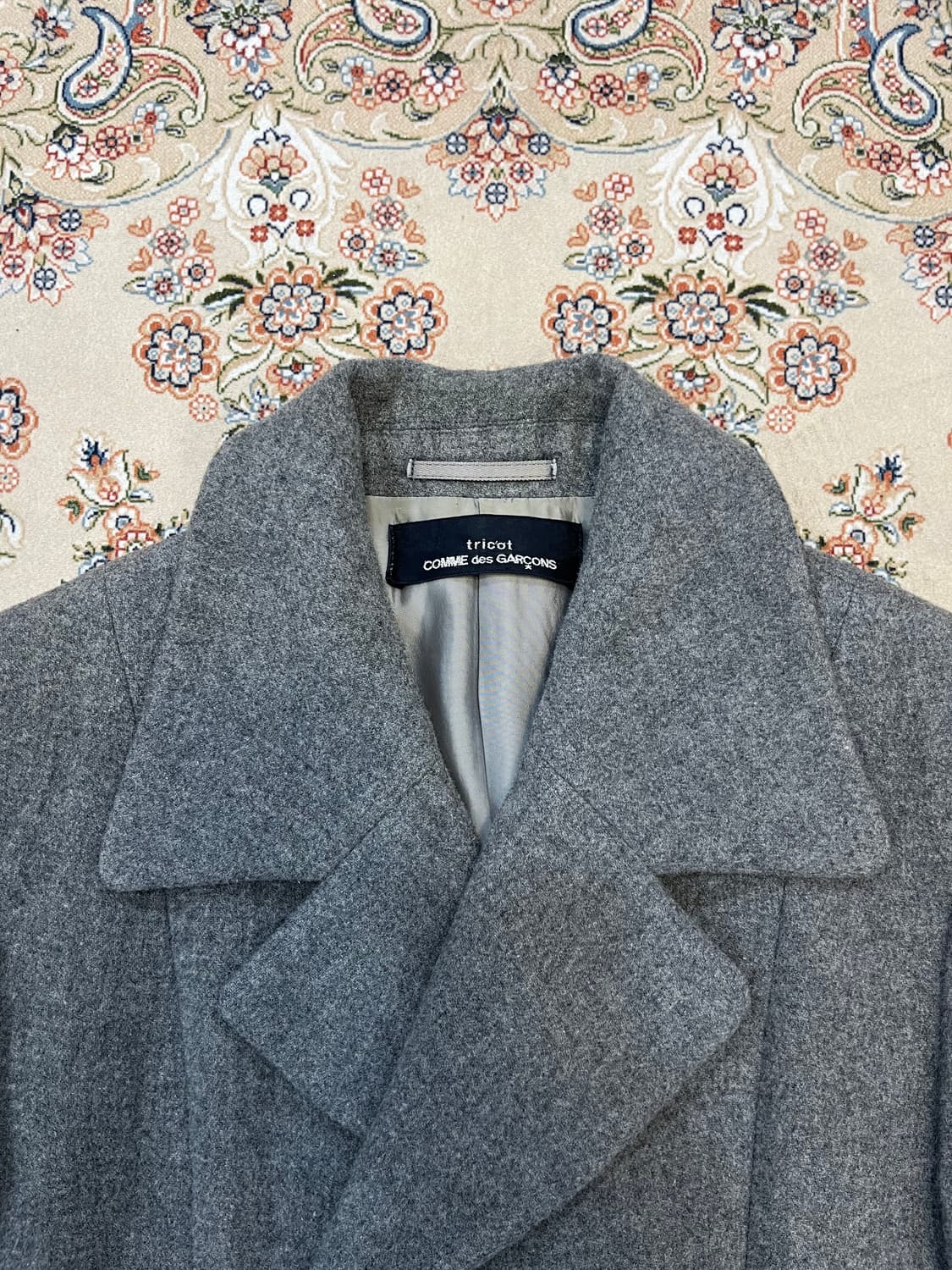 꼼데가르송 95s 트리콧 더블 코트 상품이미지3