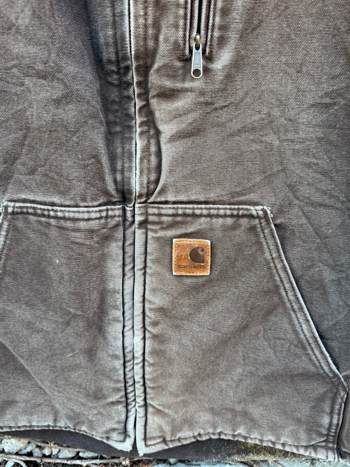 칼하트 빈티지 v33 dkb 털 안감 워크 베스트 조끼 상품이미지6