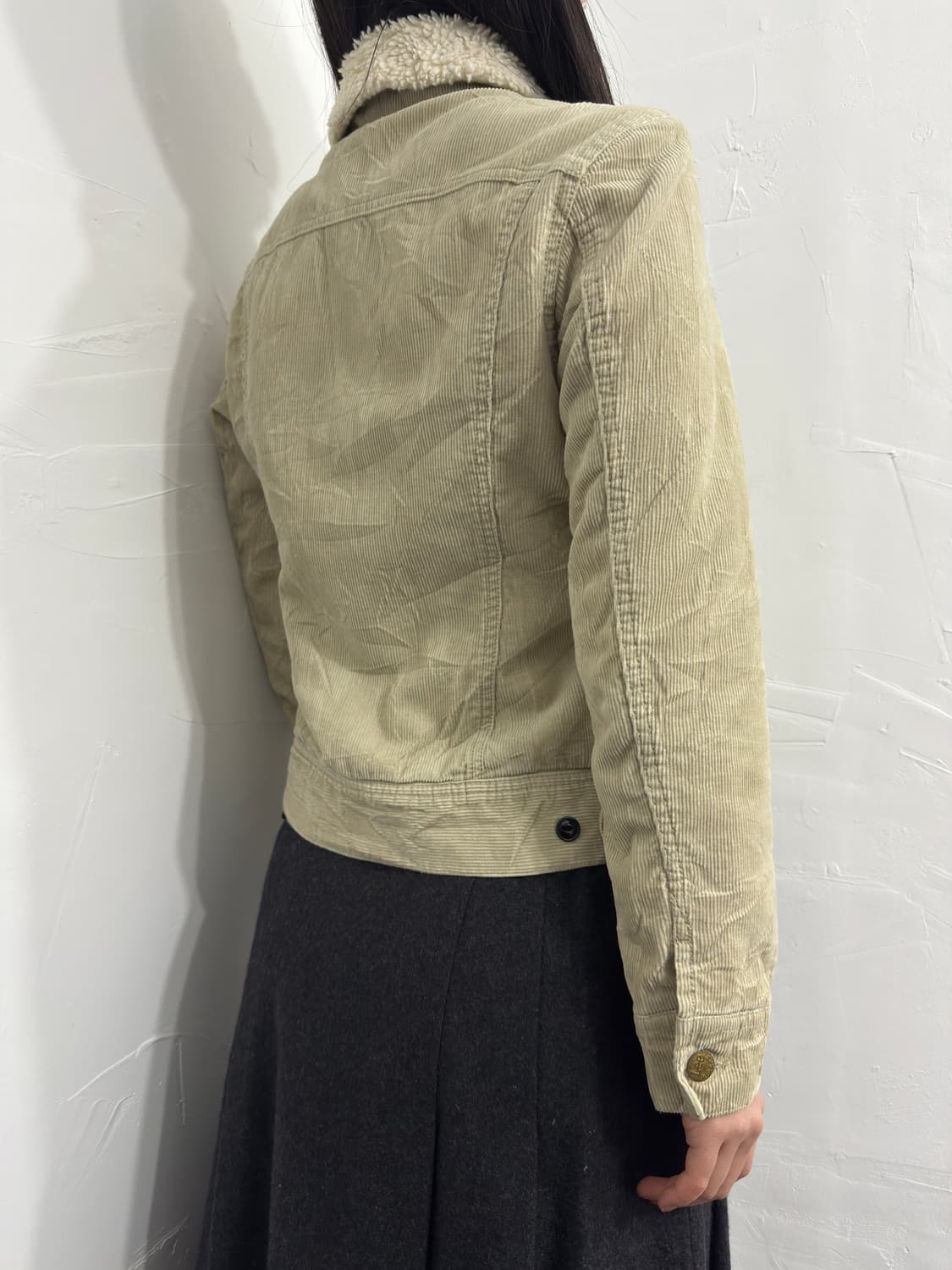 Lee storm rider beige corduroy jacket 상품이미지4