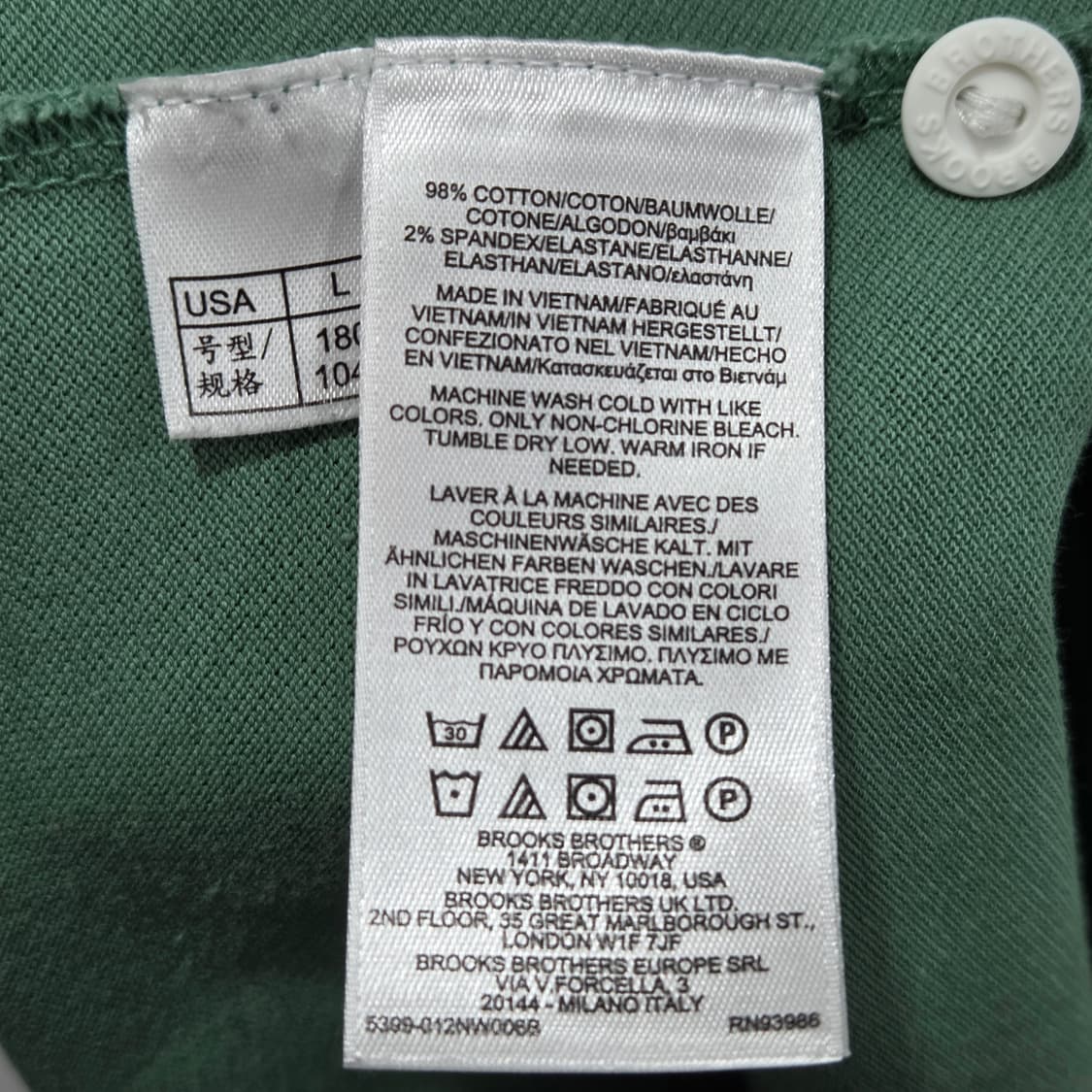 브룩스브라더스 피케 카라 롱슬리브 L 상품이미지4