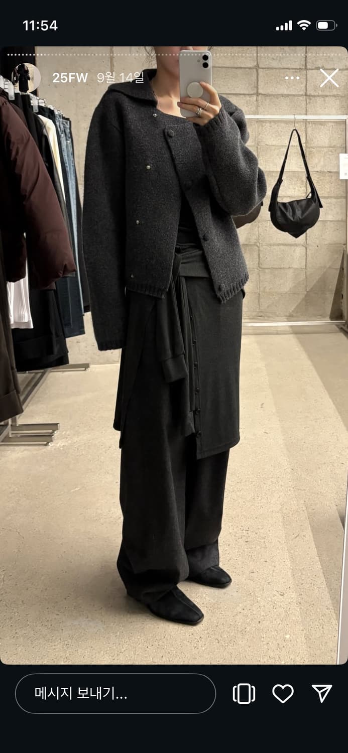 LABEL 라벨아카이브 Liora Knot skirt black 상품이미지6