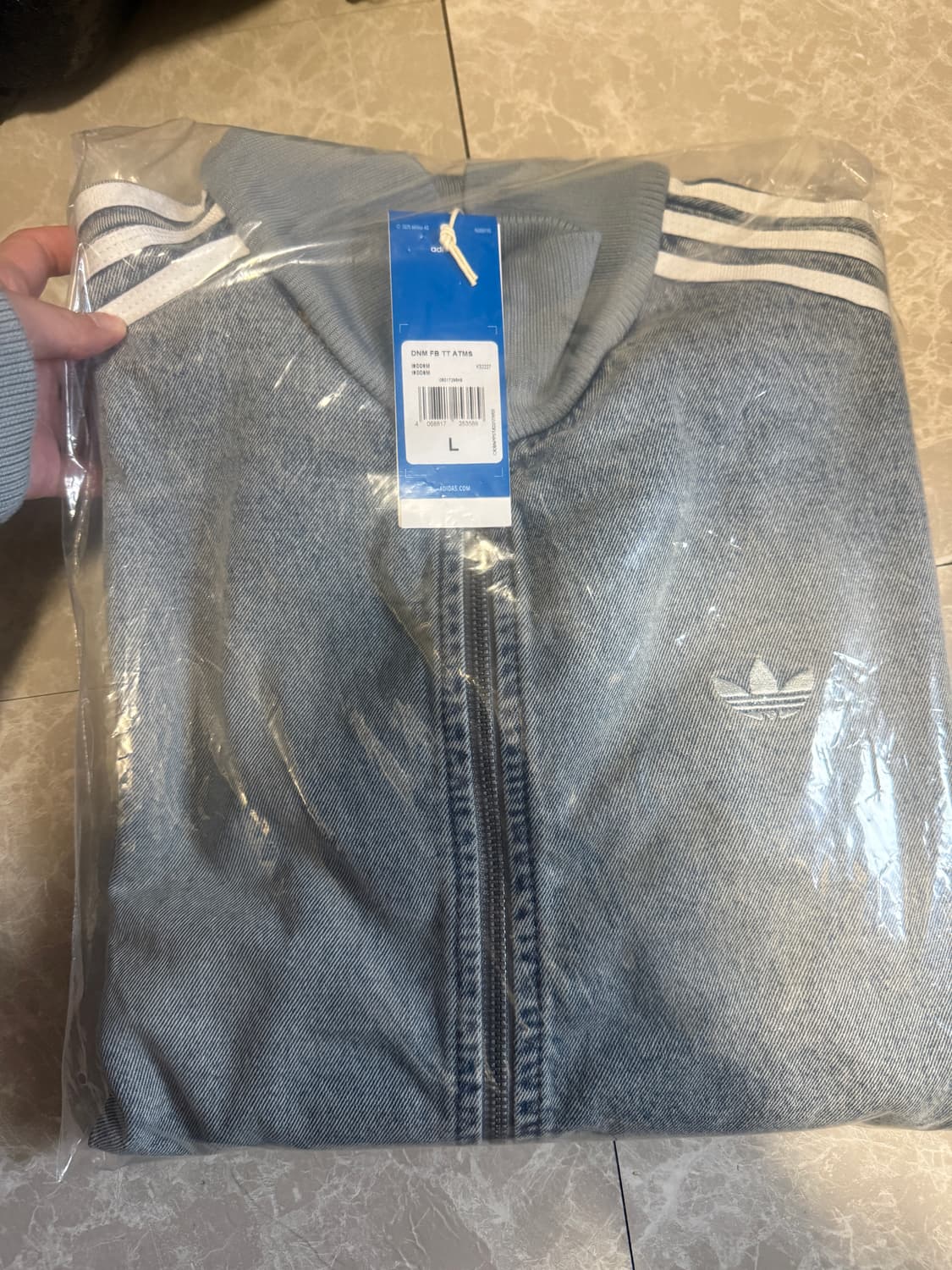 L사이즈 아디다스 아트모스 파이어버드 데님 트랙탑 인디고 KS2227 상품이미지1