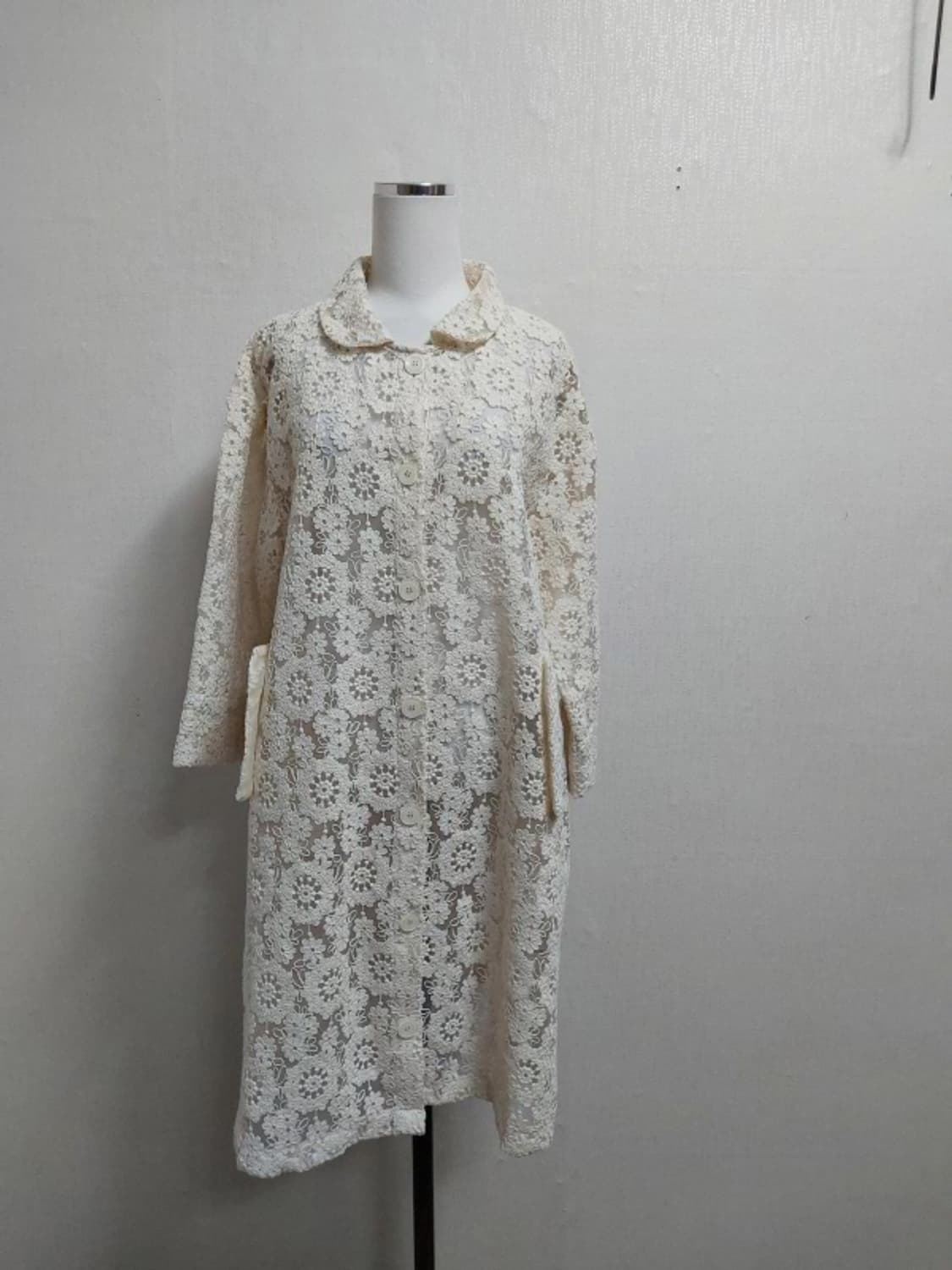 Covergirl 100%면레이스 코트 햅버형 미착 6 상품이미지1