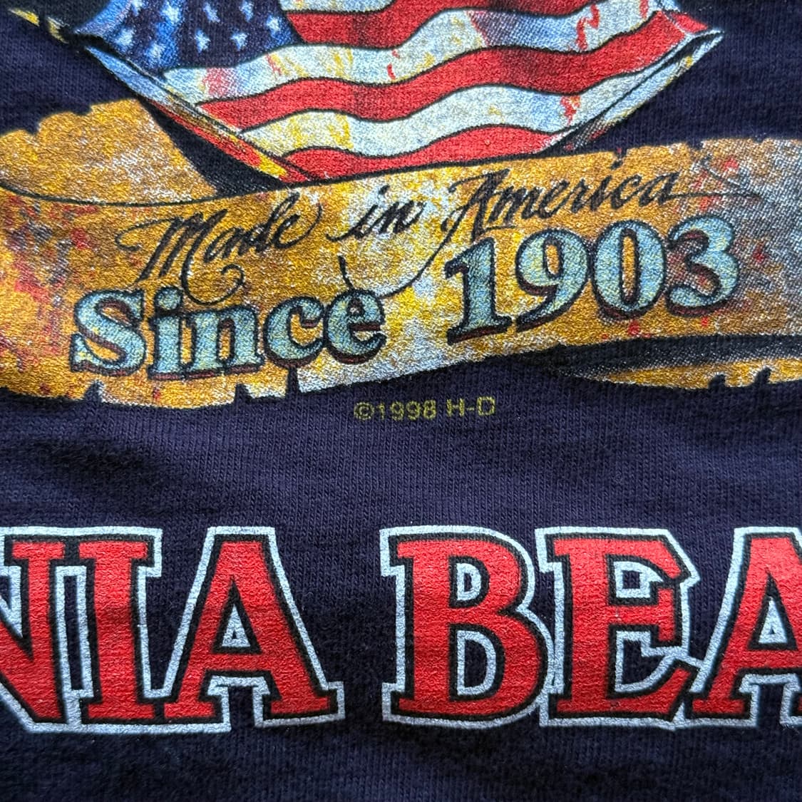 1996 Made in USA 할리 데이비슨 울프 티셔츠 상품이미지5