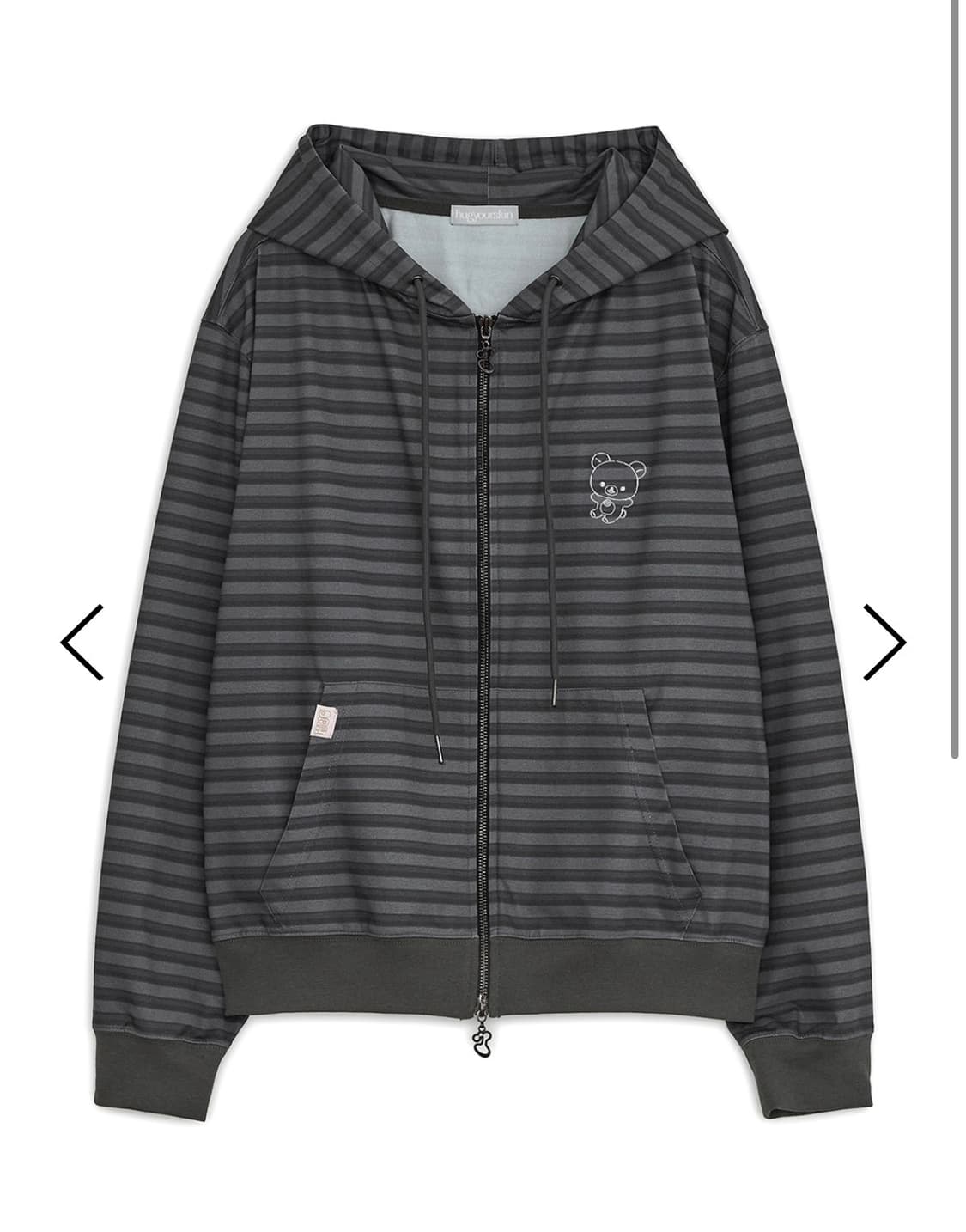 미개봉 허그유어스킨 코리락쿠마 후드집업 상품이미지1