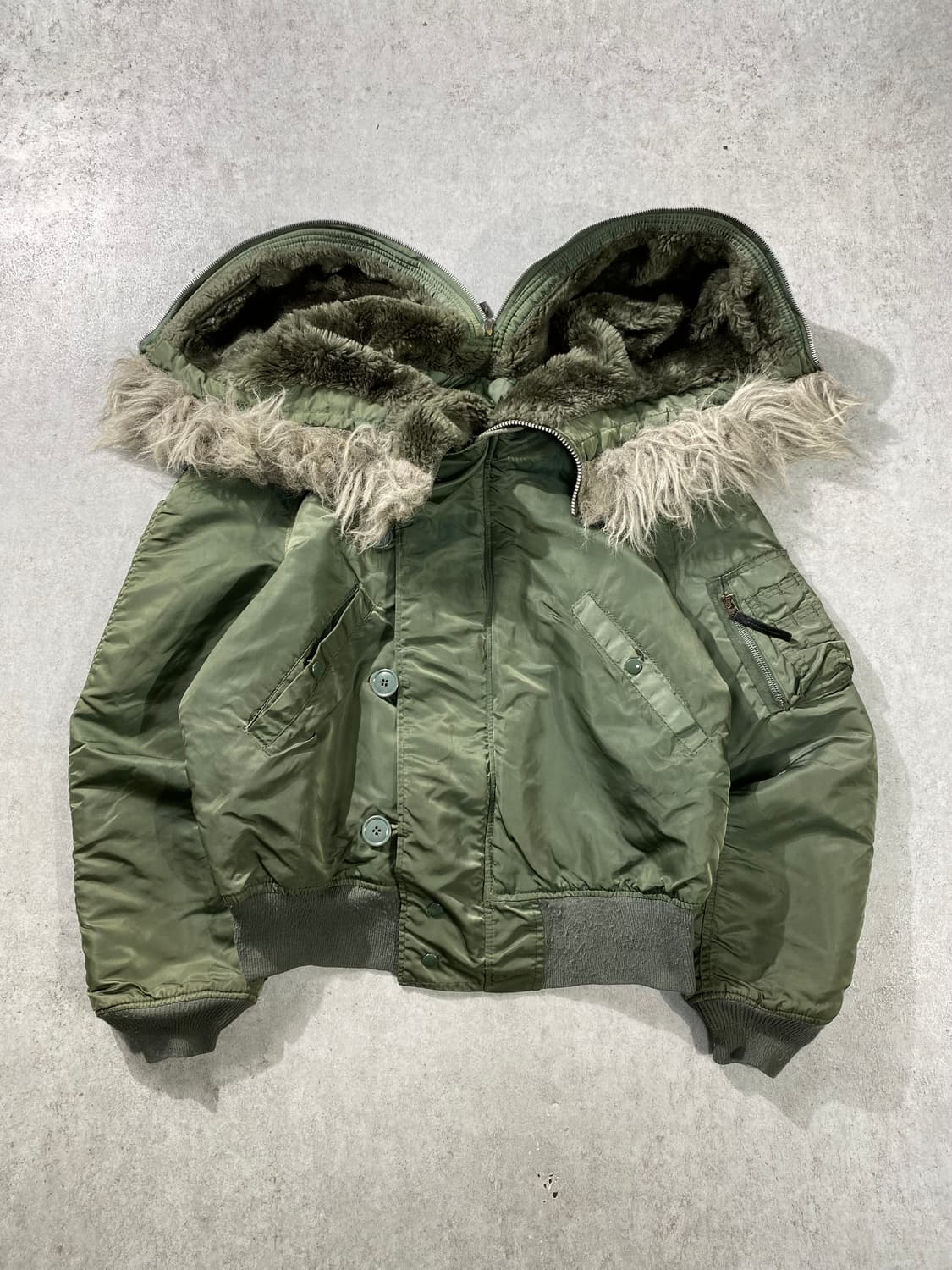 [M] 90s USA 알파인더스트리 N2B 플라이트 자켓 상품이미지2