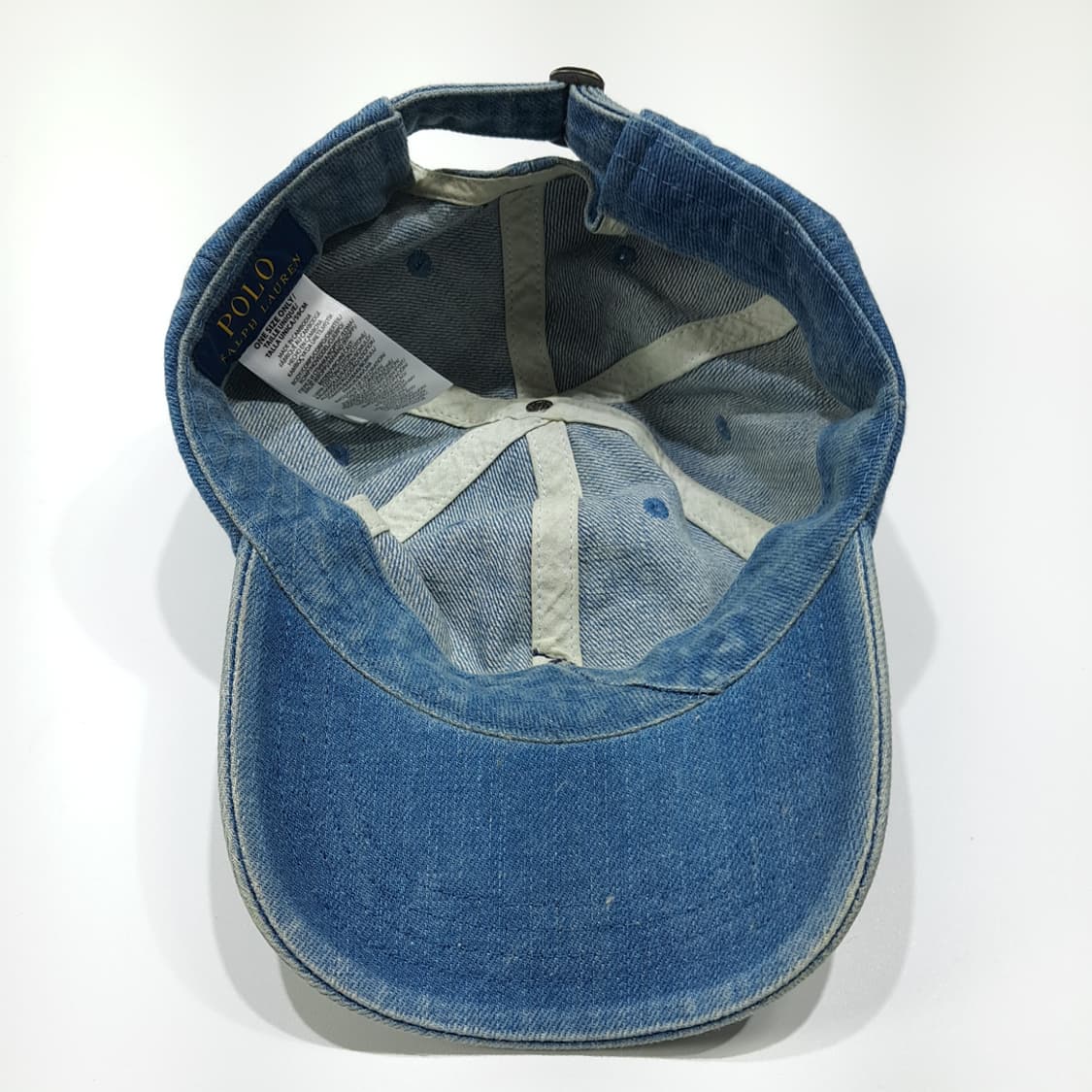CL249 폴로 데님 포니자수 블루 볼캡 모자 상품이미지7