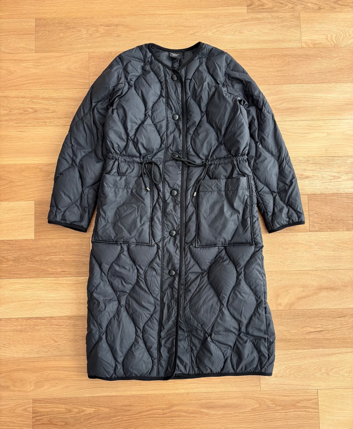 질스튜어트 뉴욕 스포츠 퀼팅 구스다운 롱패딩 90 상품이미지1