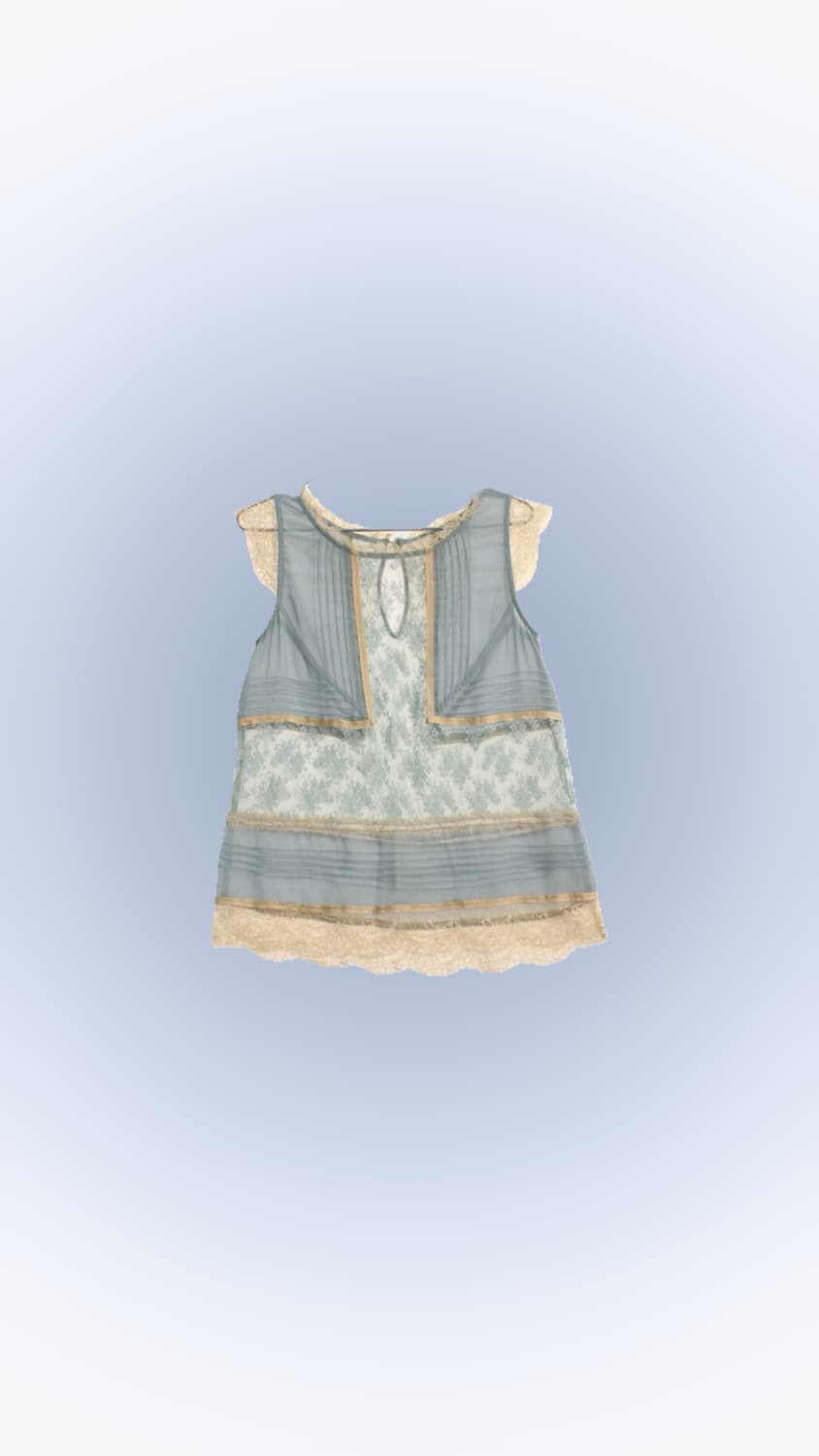 race sleeveless blouse  상품이미지1