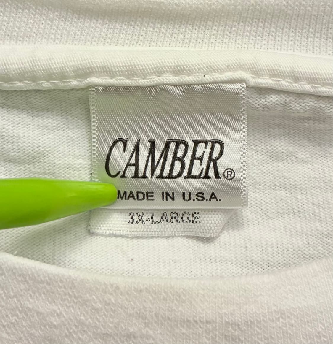 (3XL)Camber USA 캠버 헤비웨이트 코튼 반팔티셔츠 화이트 상품이미지7
