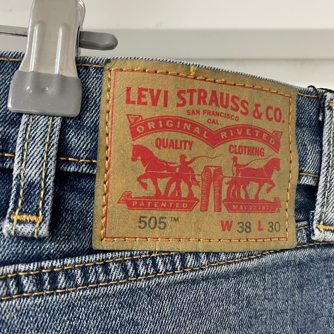리바이스 505 데님 팬츠 W38 L30 상품이미지4