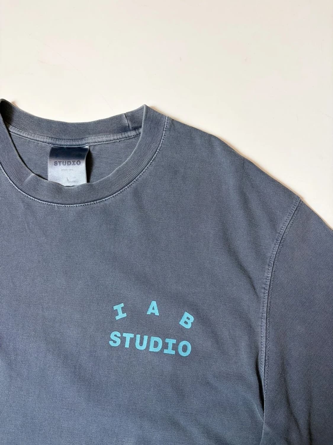 아이앱스튜디오 빅로고 오버핏 반팔 티셔츠 PN9368 상품이미지5