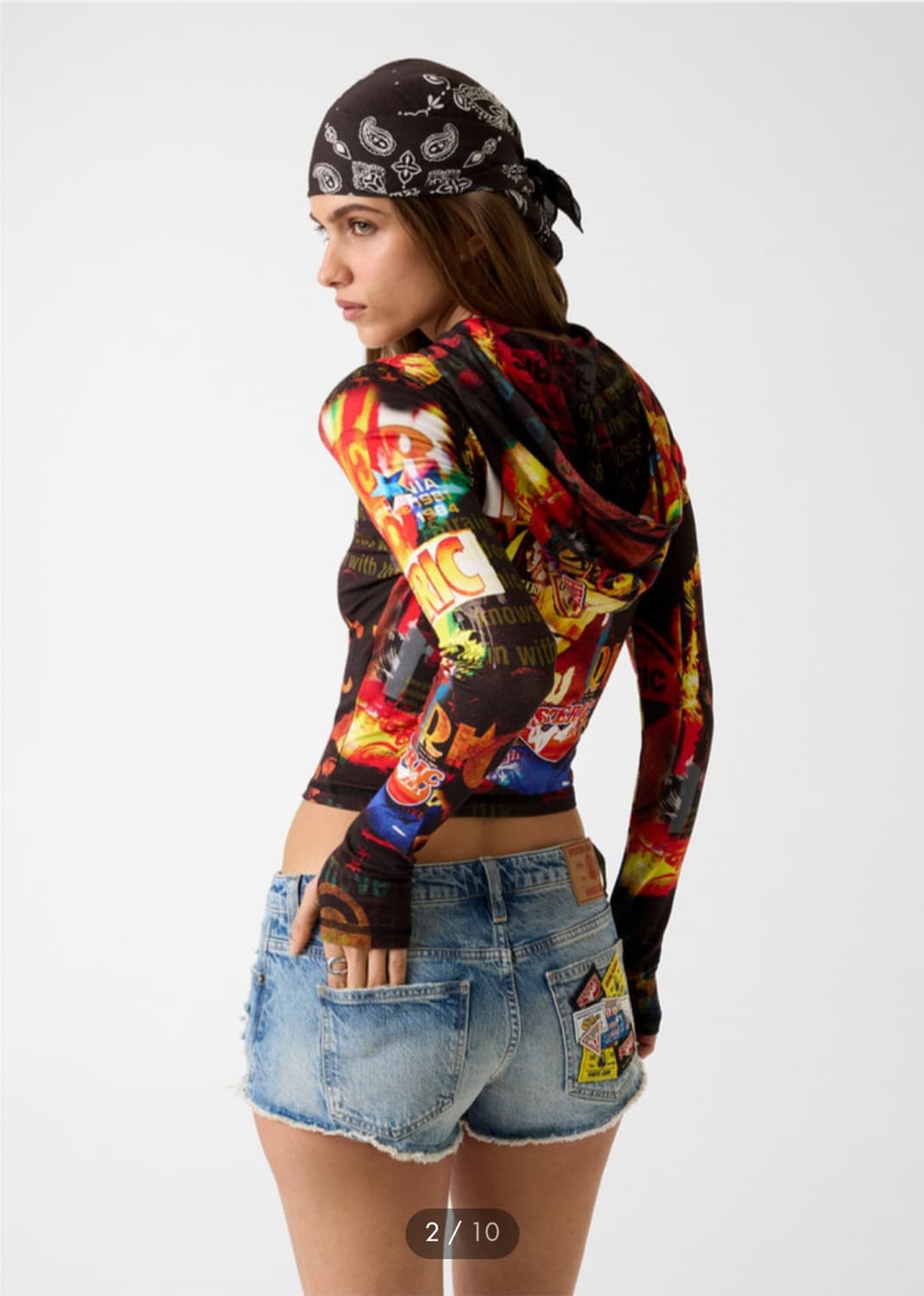 히스테릭글래머 x 게스진스 후드집업  상품이미지2