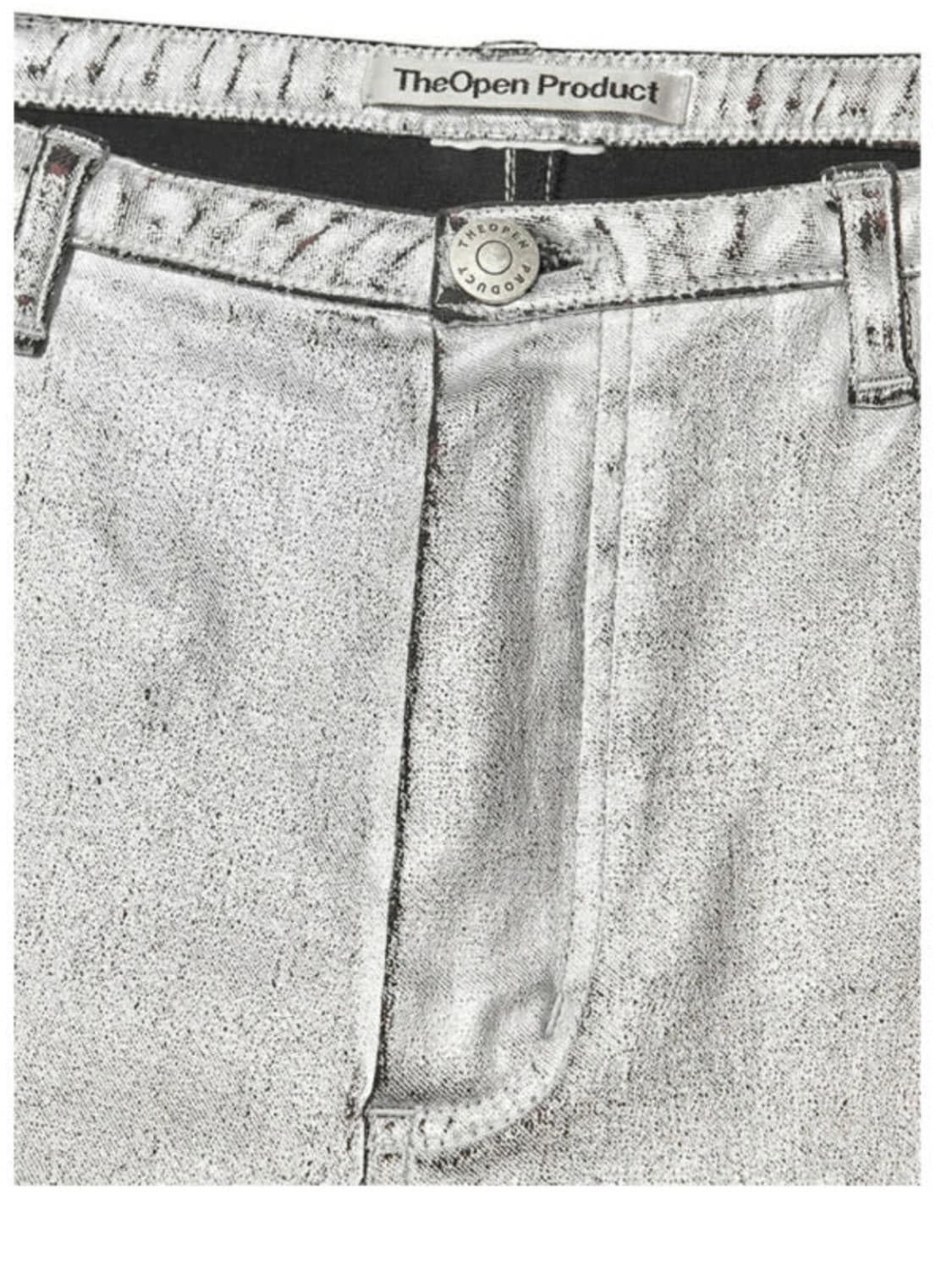 [OPEN YY] Silver Paneled Pants 실버 팬츠 상품이미지2