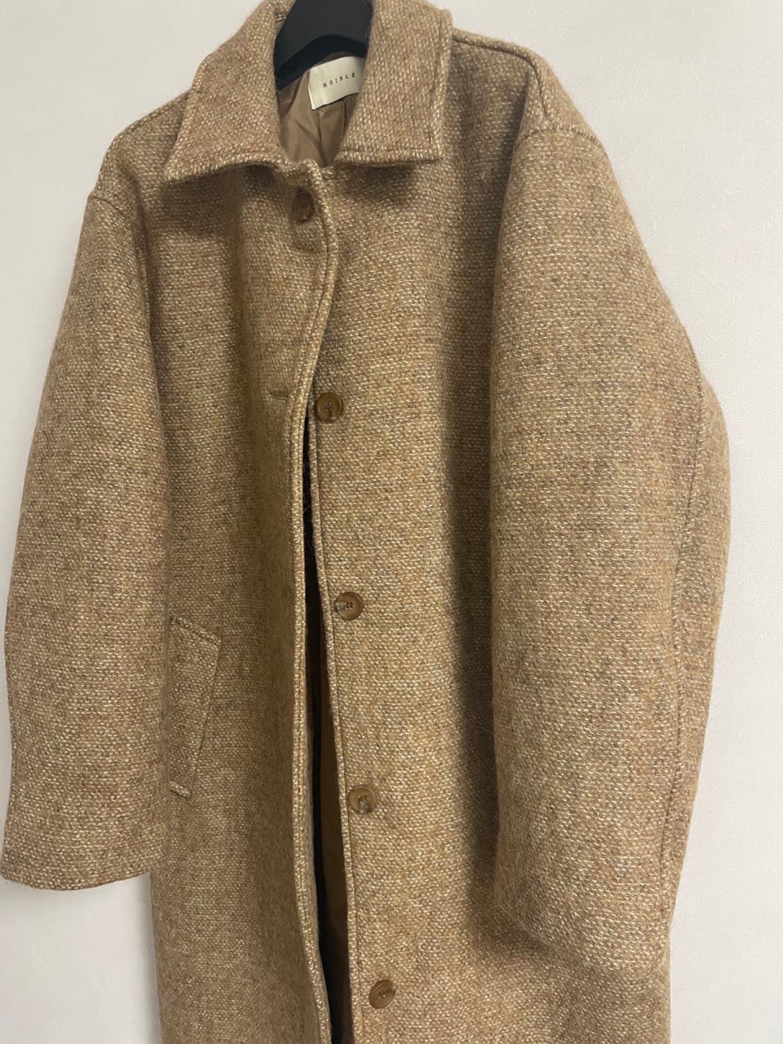 모이블레 카멜 롱 코트 스키니피그 미뉴에트 상품이미지2