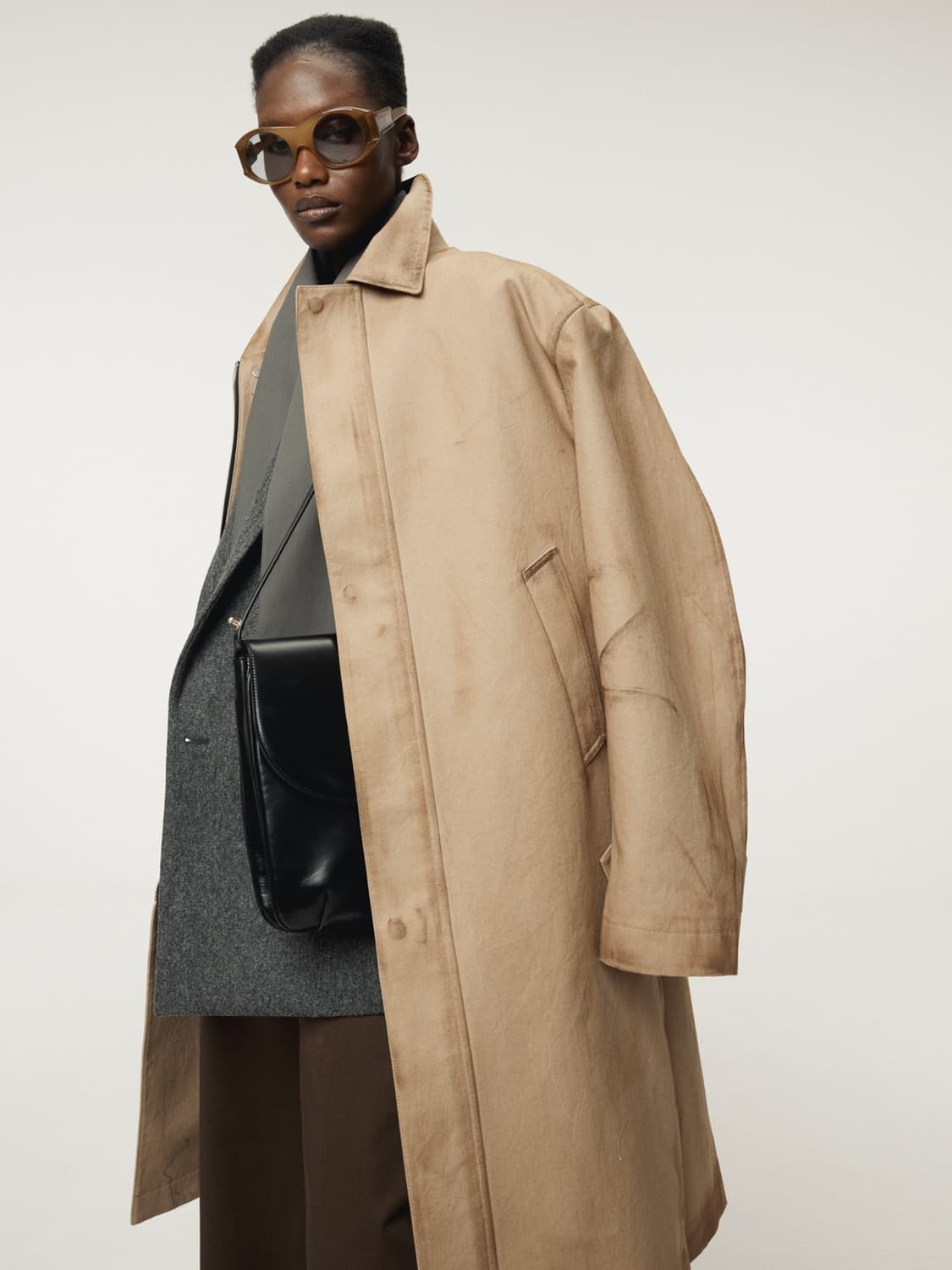 렉토 RECTO 빈티지 이펙트 코튼 코트 데저트트ㅛ 표 상품이미지1