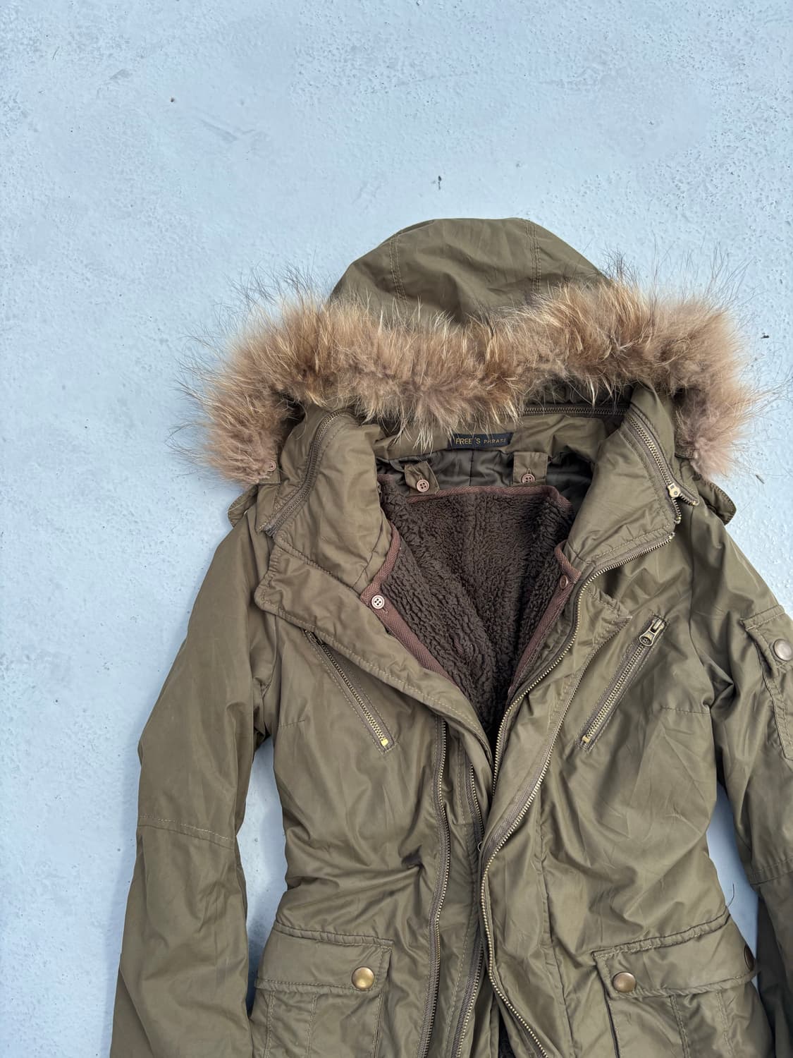 “Vintage” 00’s Mood Khaki Handwarmer Det 상품이미지4