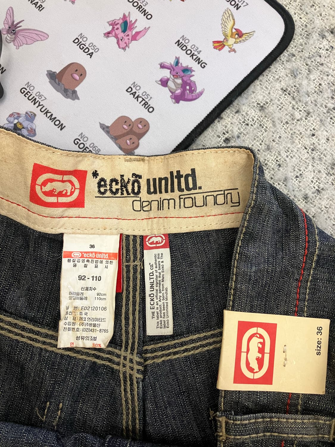 N261 에코언리미티드 데님팬츠 올드스쿨 상품이미지4