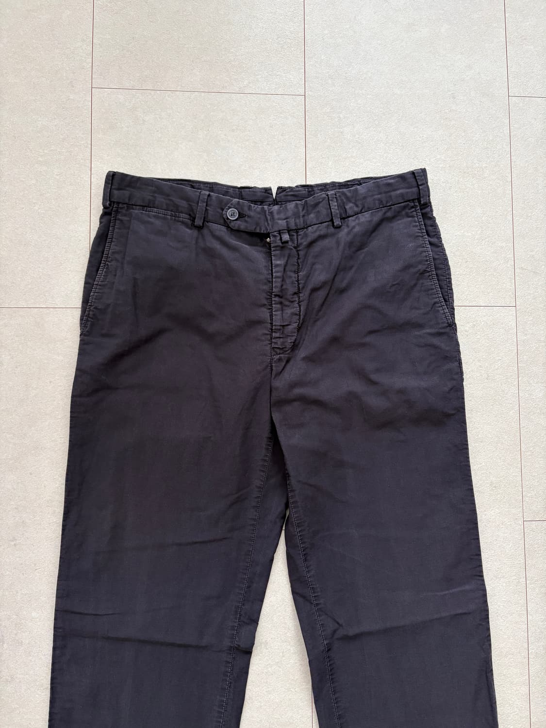 Ermenegildo Zegna 제냐 남성 블랙 면바지 상품이미지4