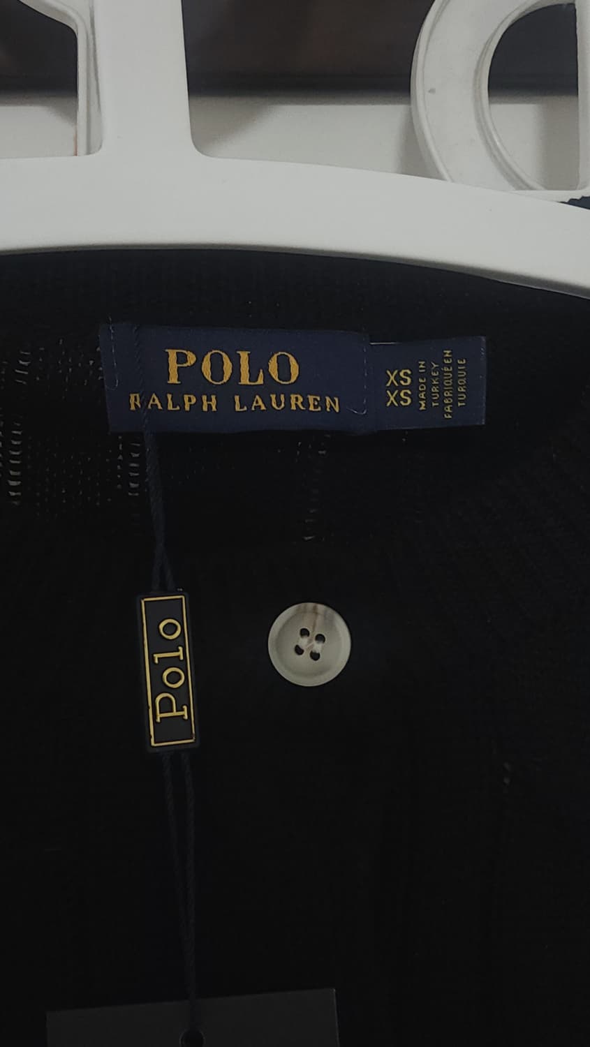 폴로 랄프로렌 꽈배기 가디건 블랙 XS 상품이미지4