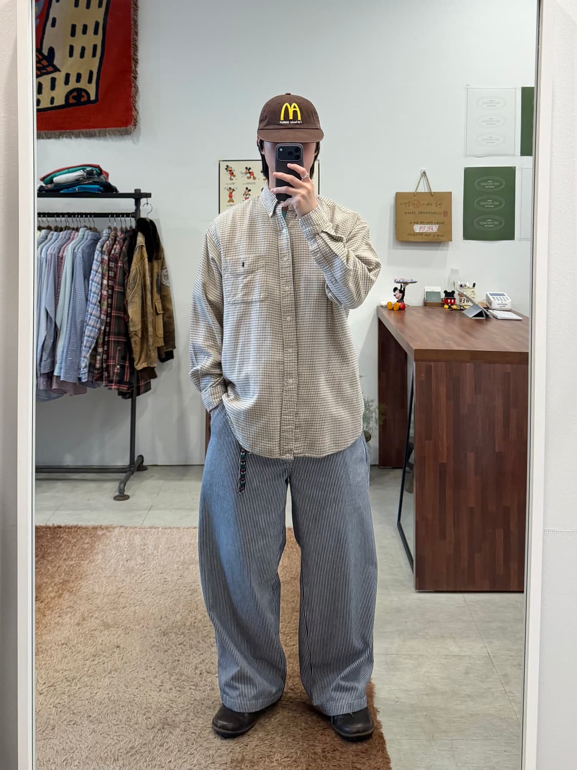 90-00s Polo Golf 폴로 골프 올드 체크 셔츠 상품이미지2