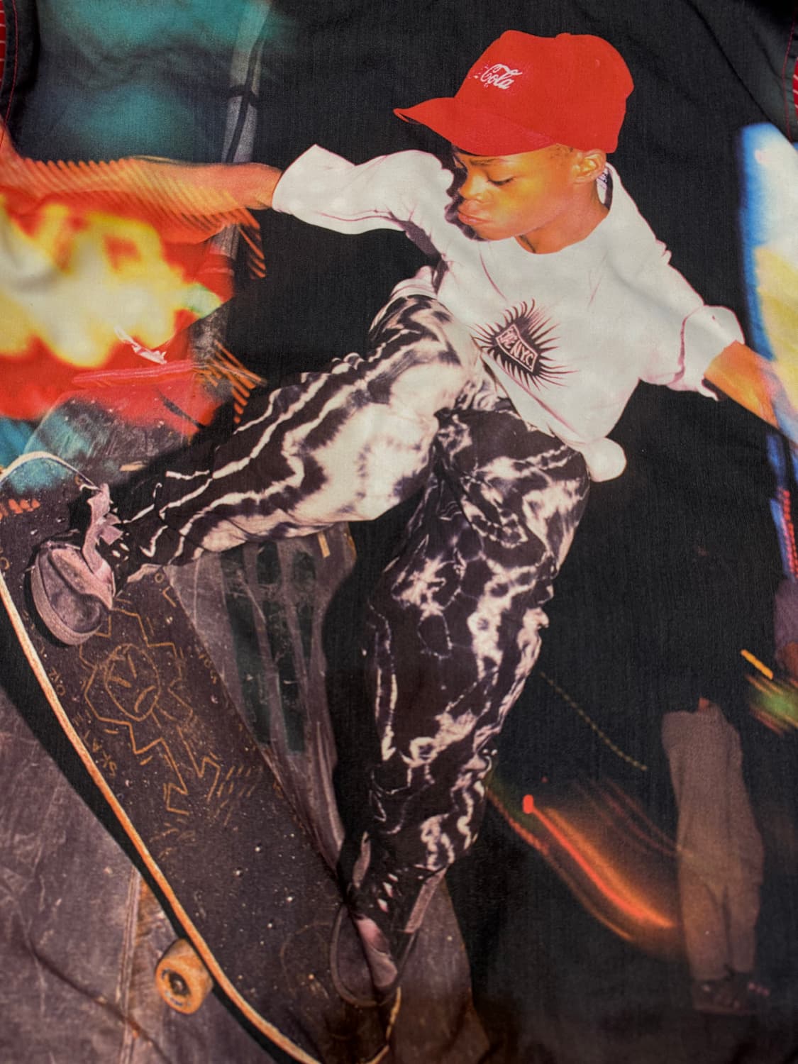 [XL] 슈프림 x 꼼데가르송 셔츠 리버시블 바시티 자켓 레드  상품이미지5