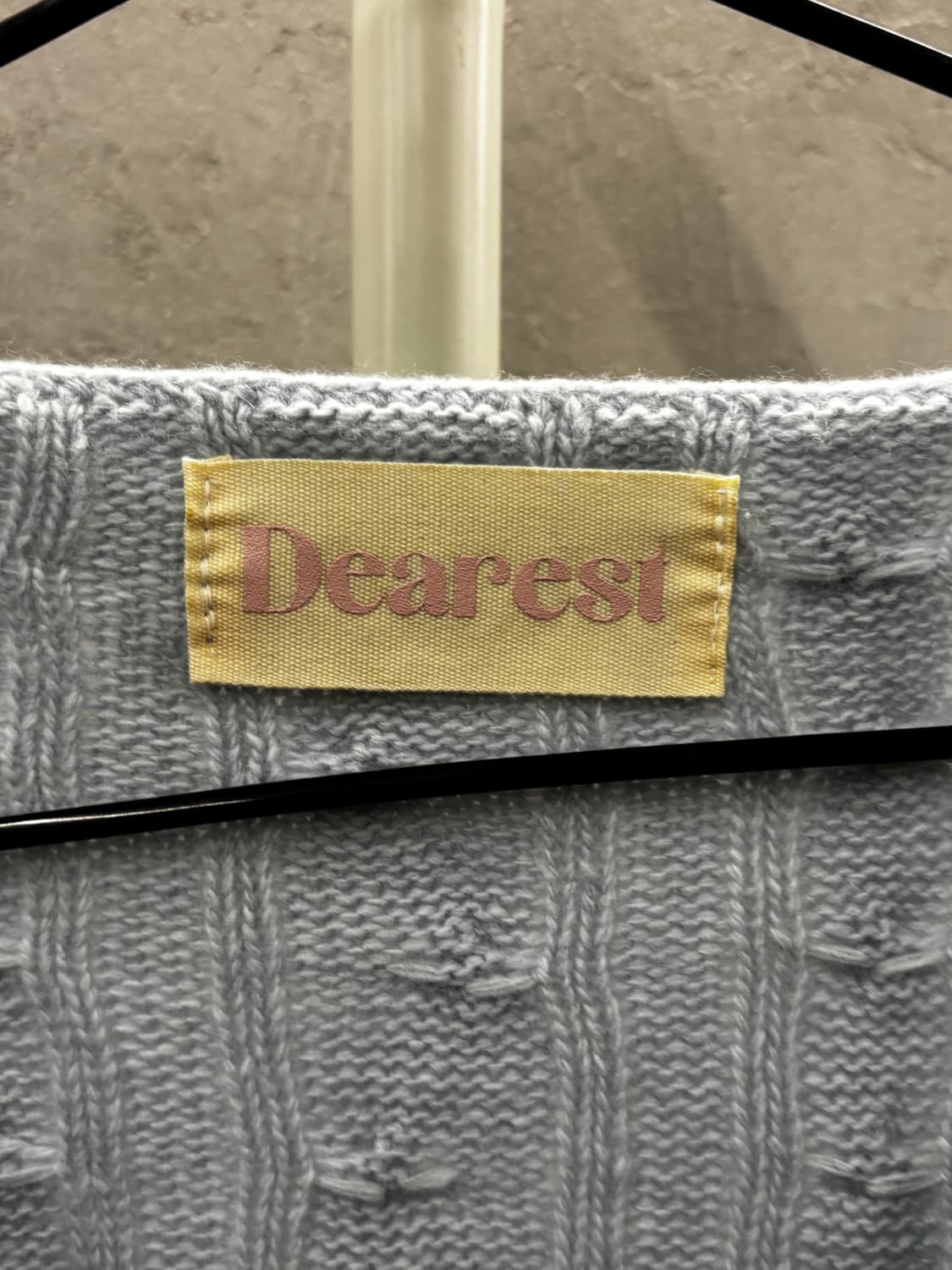 메이비베이비 하늘색 니트 가디건 S 상품이미지4