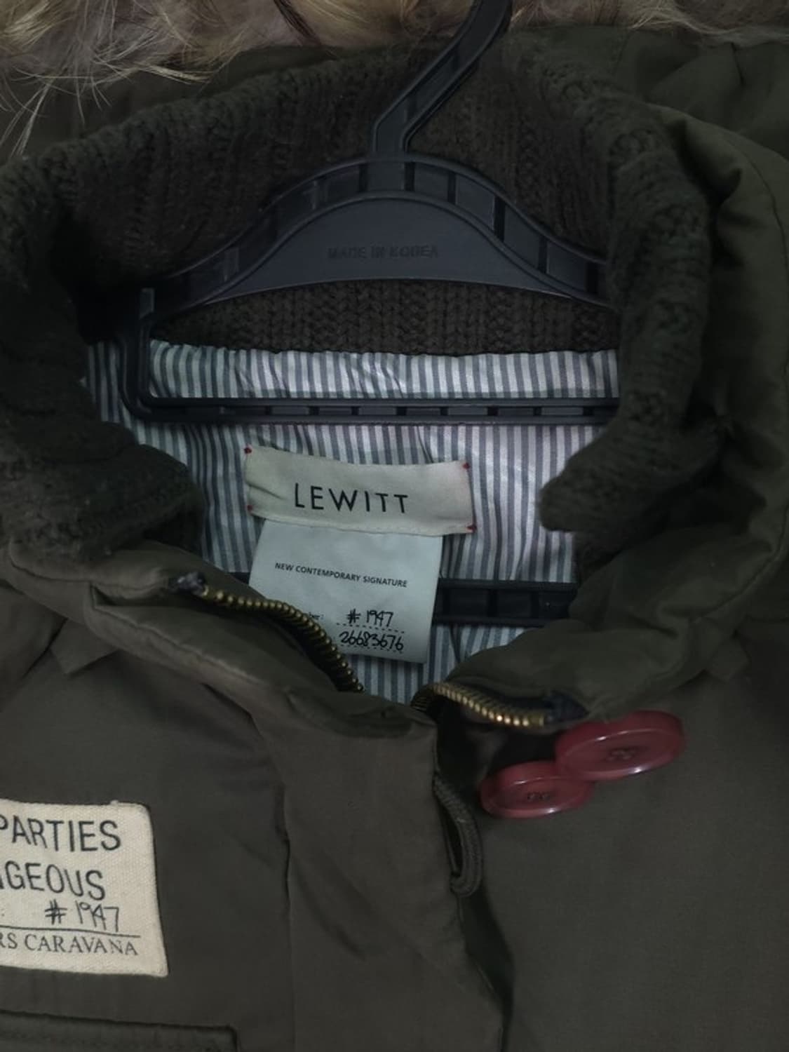 르윗 야상 덕다운 패딩 상품이미지8