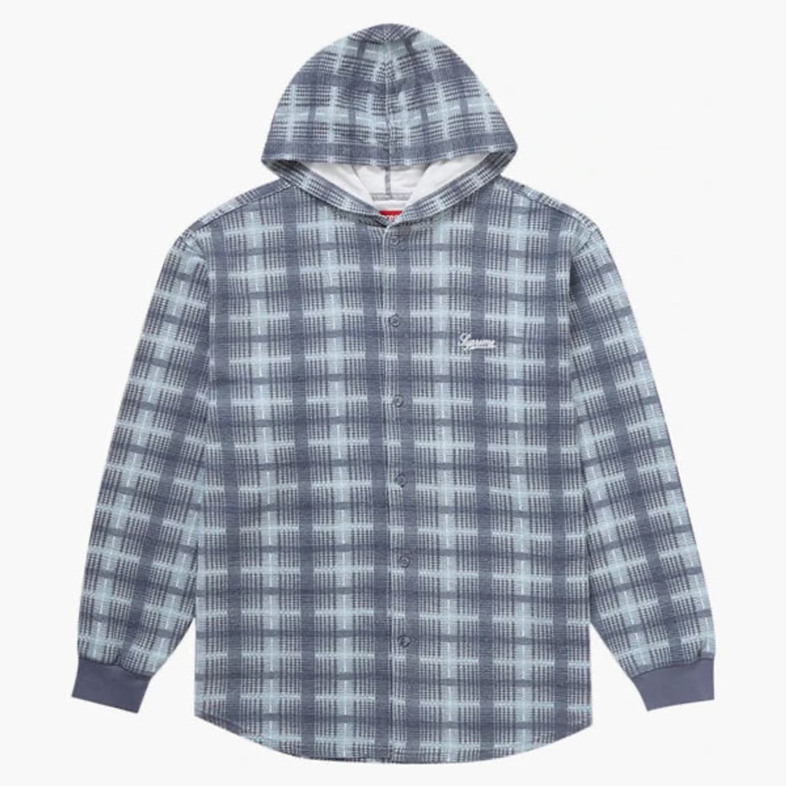 (L) 23fw 슈프림 플레이드 니트 셔츠 상품이미지1