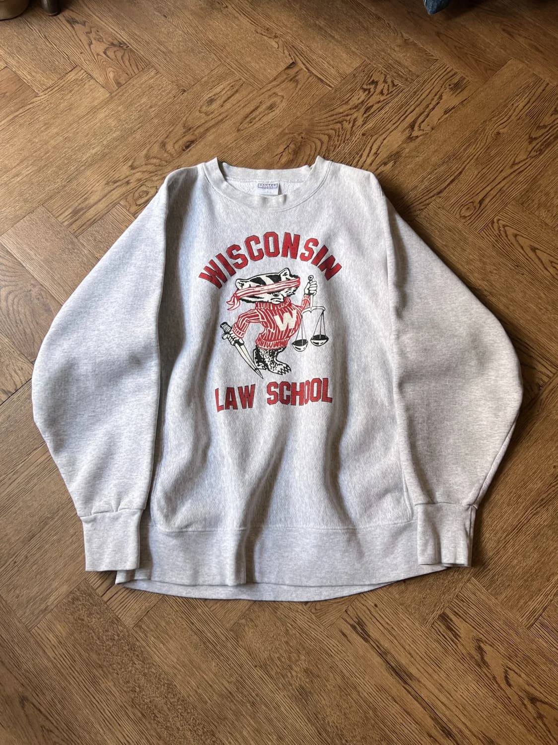 [L]90's Made in USA 위스콘신 리버스위브 스웻셔츠 상품이미지1