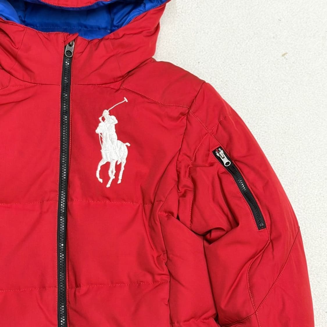 POLO 키즈 빅포니 레드 다운 패딩 6 상품이미지2