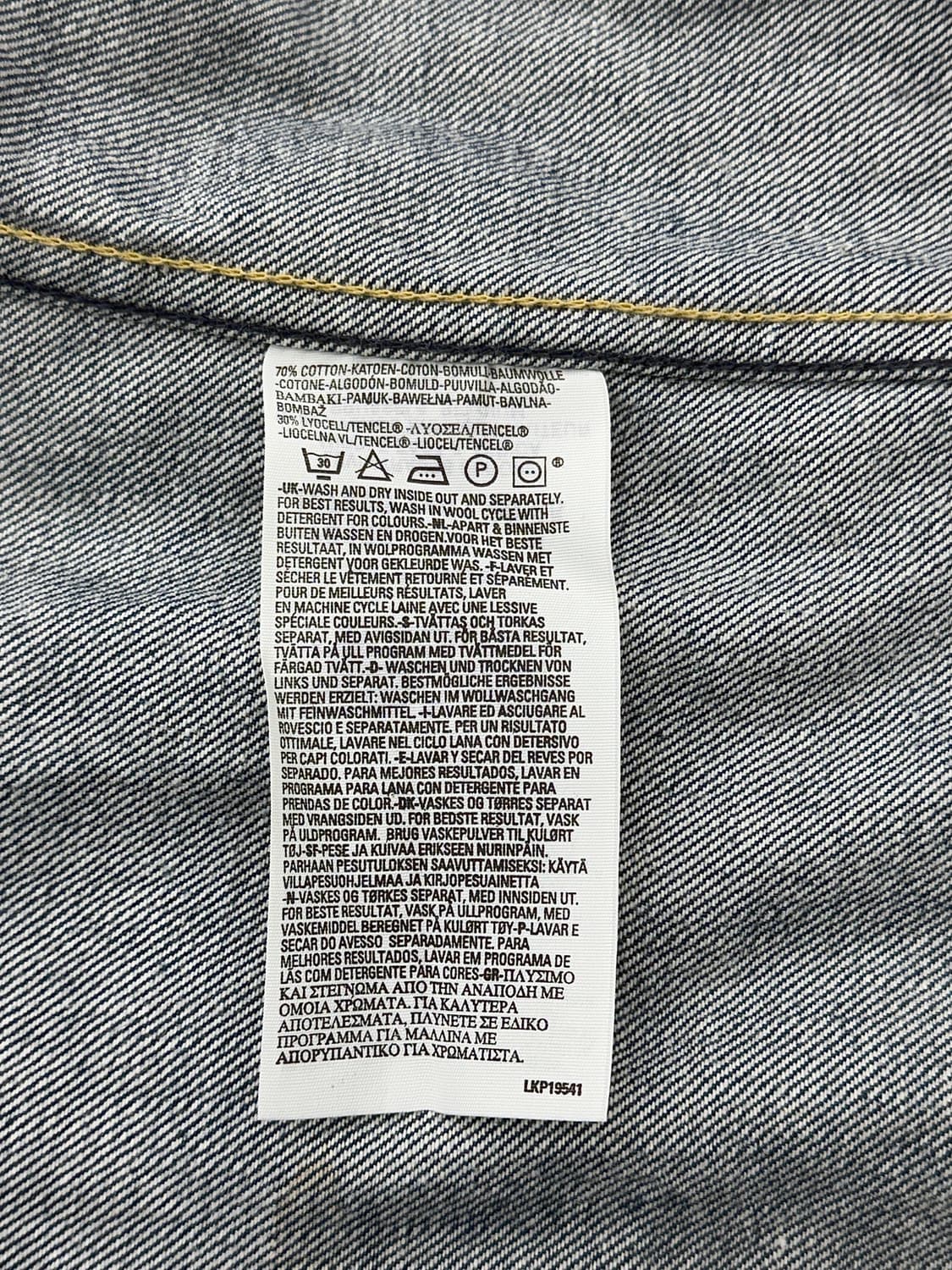 리바이스 엔지니어드 인디고 블루 데님 트러커 자켓 상품이미지9