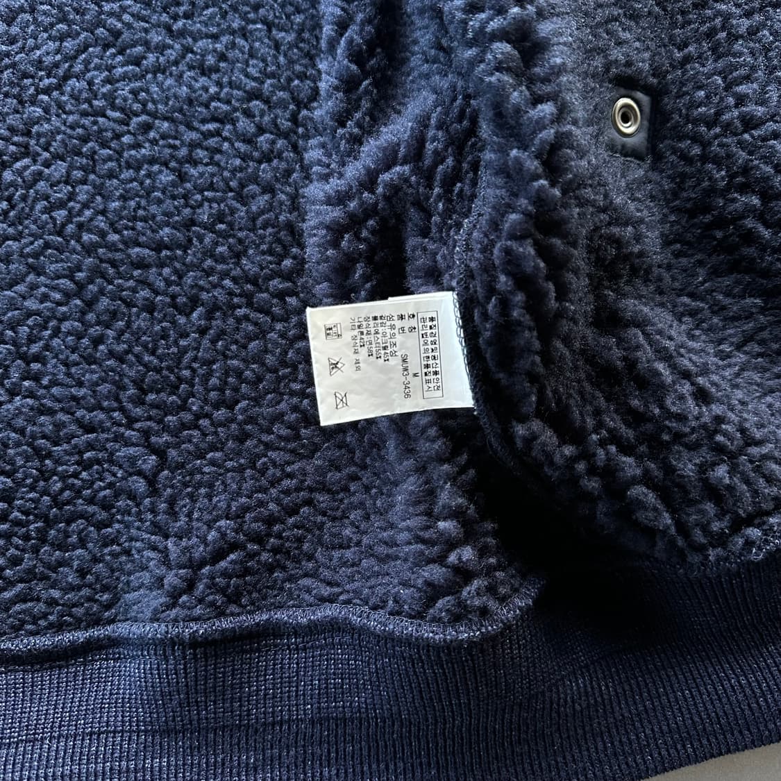 [M]폴로 랄프로렌 엘보 패치 플리스 쉐르파 자켓 navy 상품이미지9