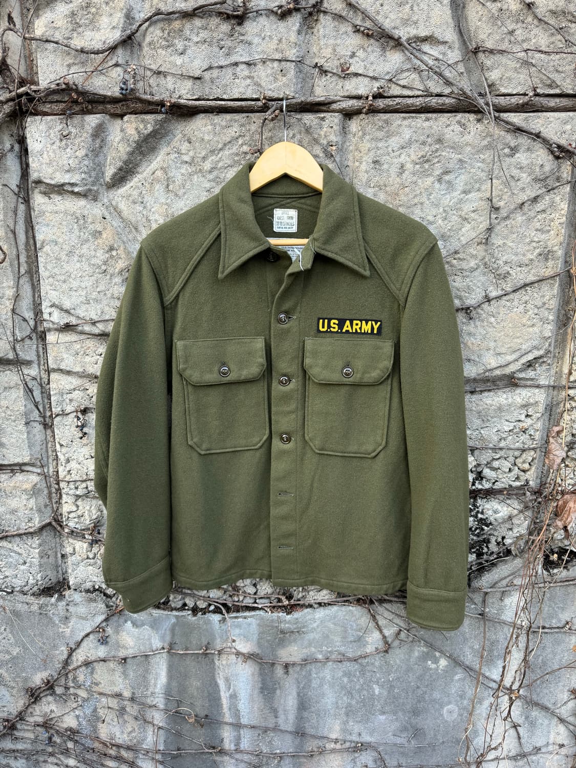 50s usarmy 미군 og-108 울 셔츠 오리지널 상품이미지1