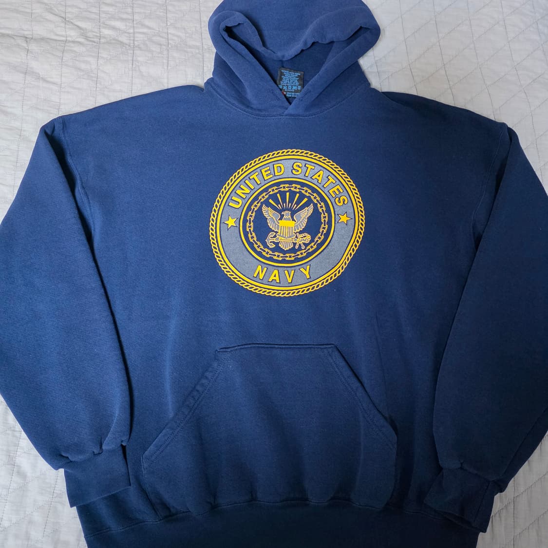 [XL] 90s USA 네이비 USN NAVY 빈티지 후드티 상품이미지2