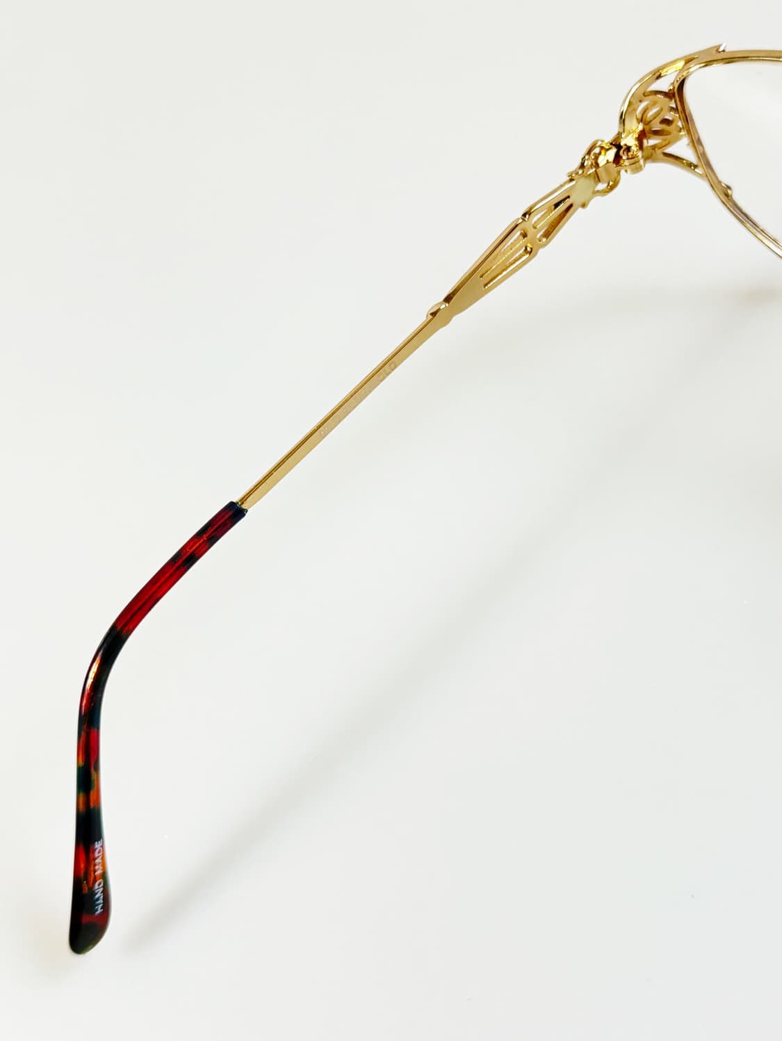 90s 유로피안 골드 레오파드 오벌 프레임 빈티지 안경 상품이미지7